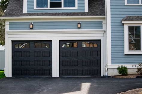 houses with painted metal garage doors|painting metal garage doors exterior.